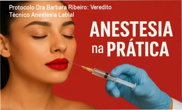 Aplicação da técnica de anestesia labial imediata da Dra Barbara Ribeiro em procedimento de HOF