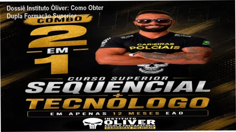 Certificado de Superior Sequencial e Diploma de Tecnólogo do Instituto Óliver para concursos públicos