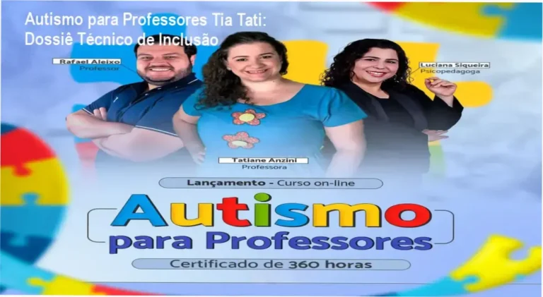 Professora utilizando materiais adaptados do curso Autismo para Professores Tia Tati em sala de aula