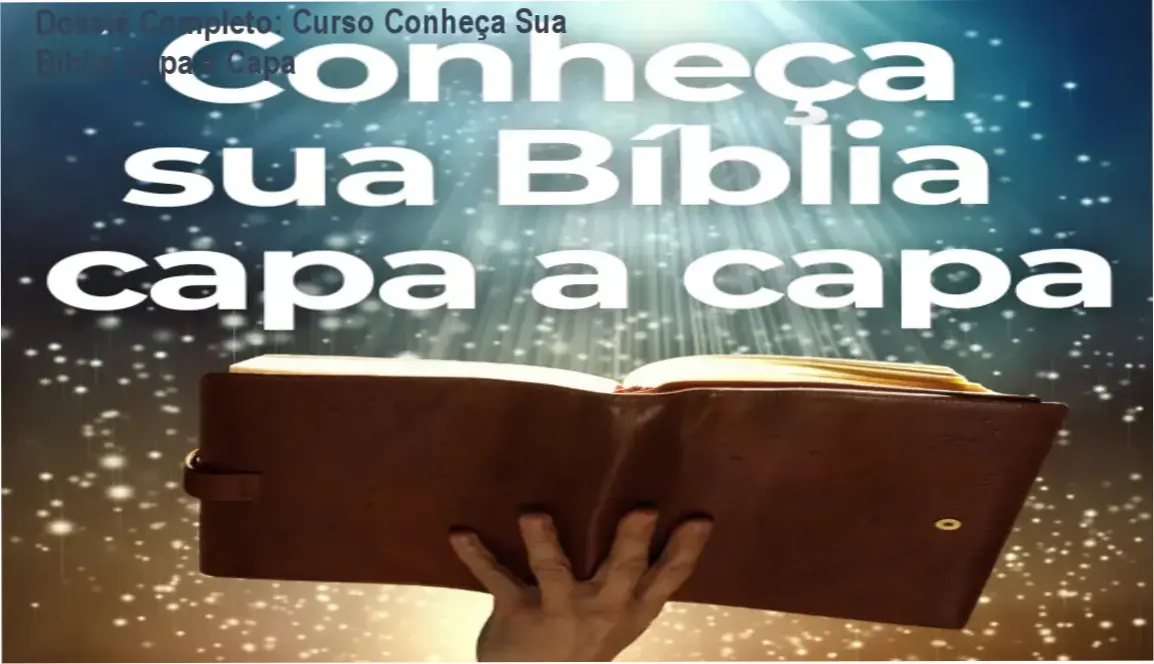 Interface do curso Conheça Sua Bíblia Capa a Capa com materiais de estudo e suporte
