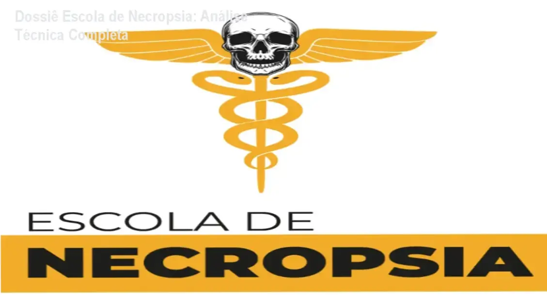 Infográfico detalhando as 6 especializações do Curso Escola de Necropsia