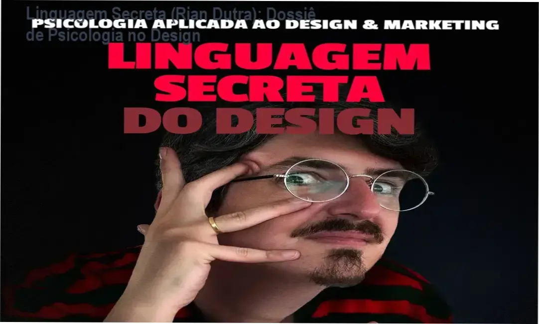 Interface do treinamento Linguagem Secreta de Rian Dutra sobre psicologia aplicada ao design e marketing