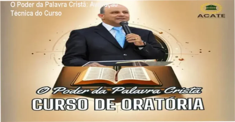 Pr. Rodrigo Gomes ensinando técnicas de oratória cristã para pregação impactante no púlpito