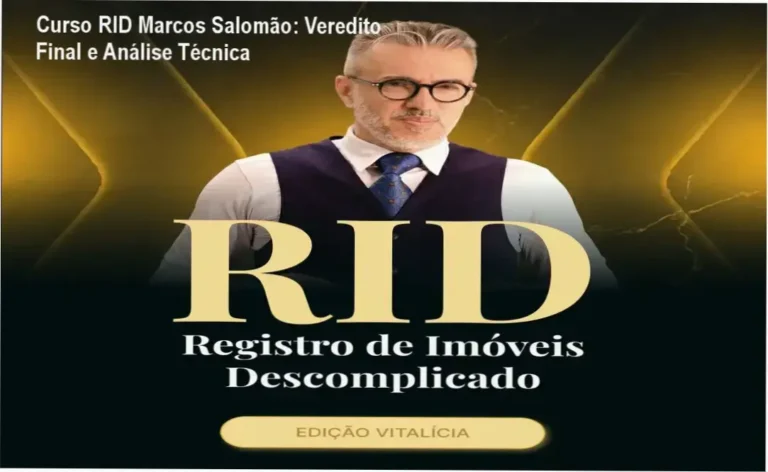 Professor Marcos Salomão apresentando a metodologia do Curso Registro de Imóveis Descomplicado RID
