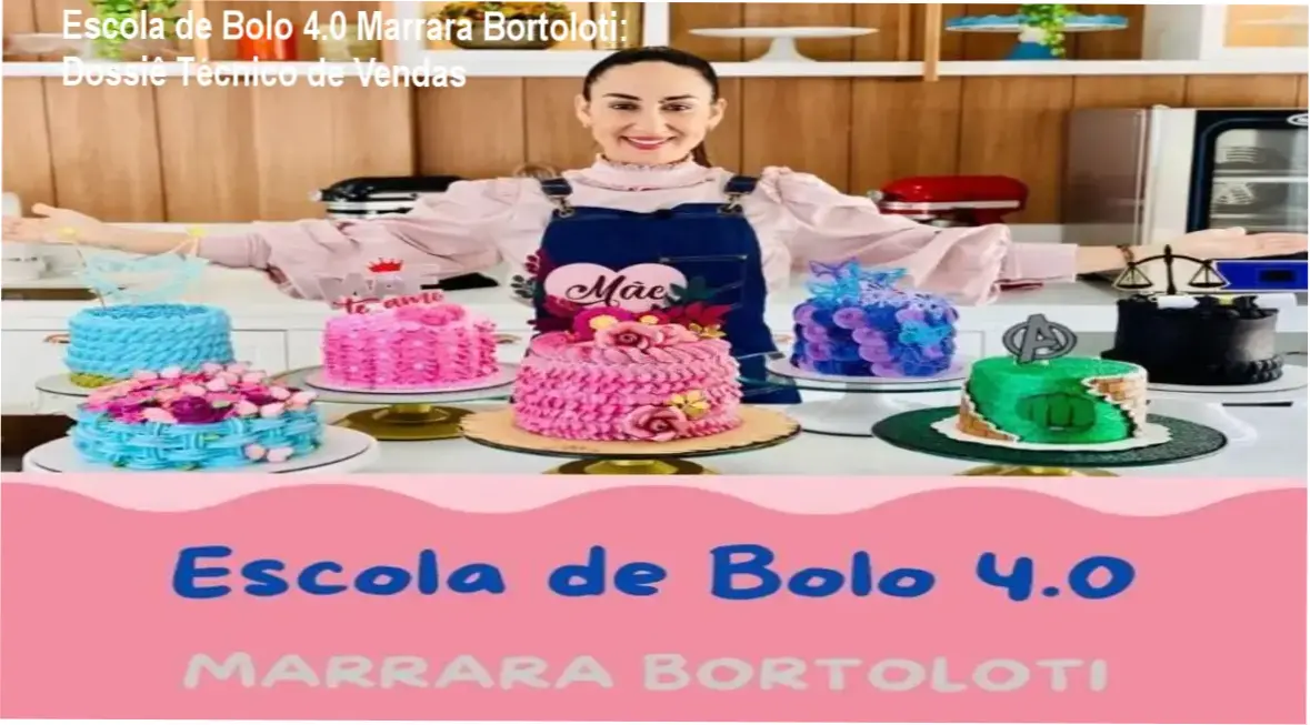 Bolos profissionais decorados seguindo a metodologia da Escola de Bolo 4.0 de Marrara Bortoloti