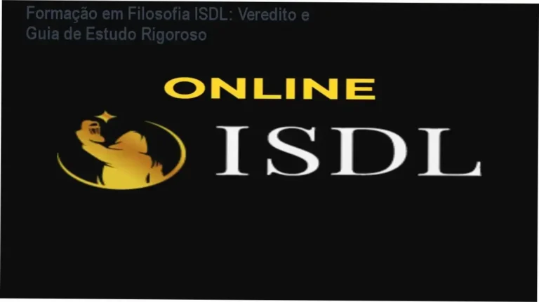 Interface da Formação em Filosofia ISDL apresentando módulos de estudo e ferramentas de IA