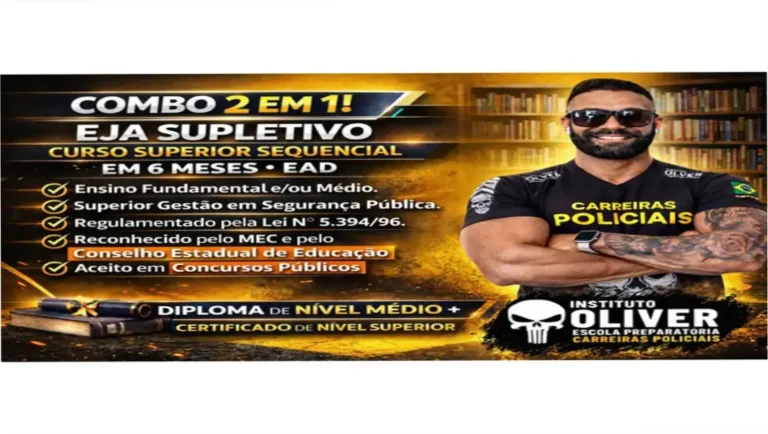 Certificado do Curso Superior Sequencial de Gestão em Segurança Pública e Privada