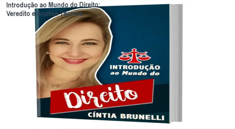 eBook Introdução ao Mundo do Direito de Cintia Brunelli para iniciantes