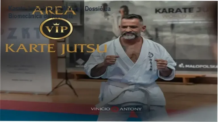 Mestre Vinicio Antony demonstrando a aplicação marcial do Karate Jutsu para combate real