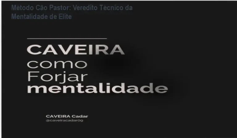 Representação de disciplina e foco mental baseada no Método Cão Pastor de Ronald Cadar