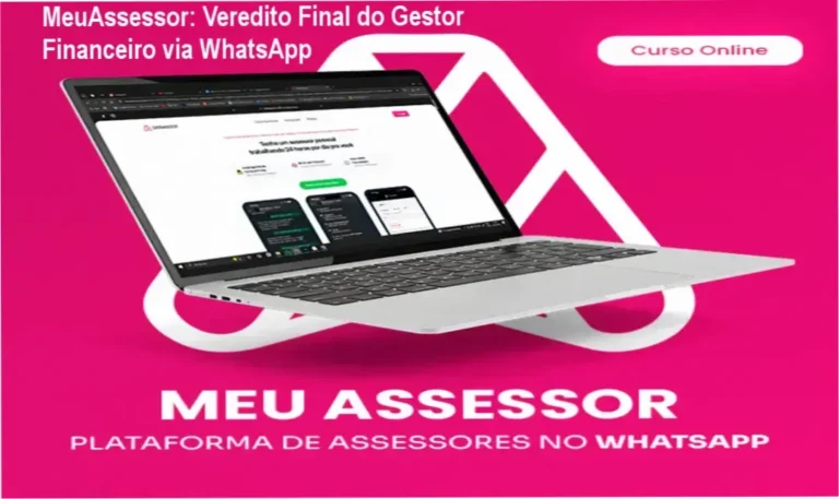 Interface do MeuAssessor demonstrando controle financeiro e agendamento de compromissos via WhatsApp