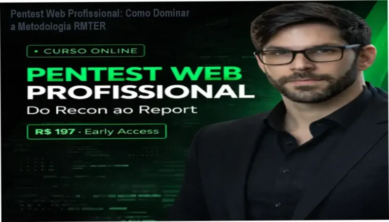 Infográfico da metodologia RMTER do curso Pentest Web Profissional de Geraldo Alcântara
