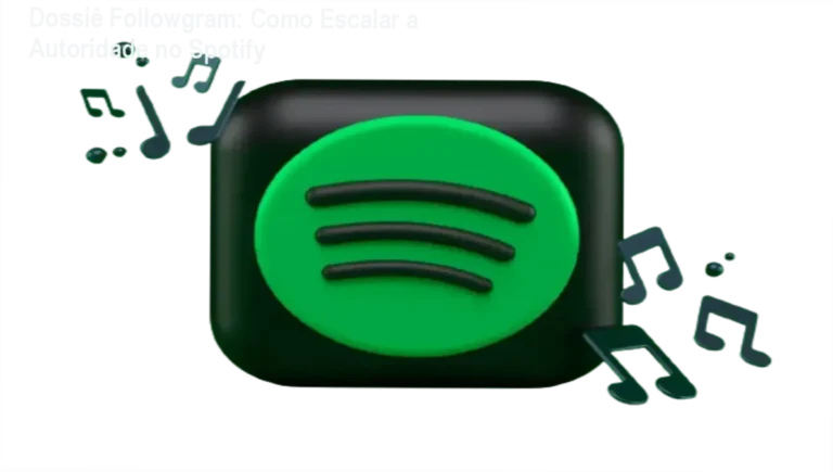 Interface de crescimento de seguidores Spotify via Agência Followgram para artistas independentes