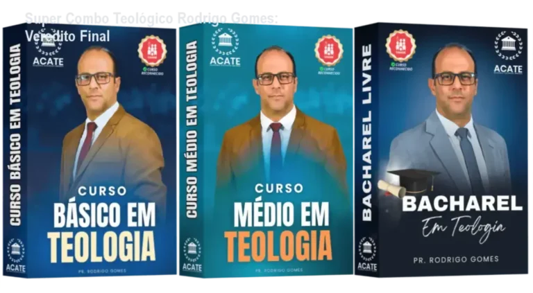 Material didático e certificação do Super Combo Teológico do Pastor Rodrigo Gomes com selo CGADB