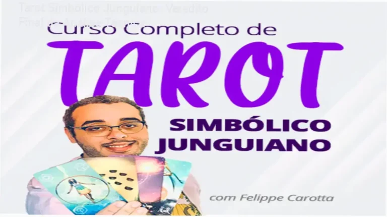 Representação do Tarot Simbólico Junguiano focada em psicologia analítica e arquétipos